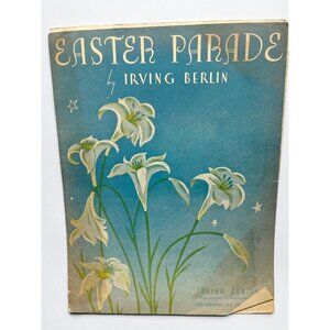 Easter Parade Vintage Sheet Music Irving Berlin 1930s Piano Guitar Ukelele